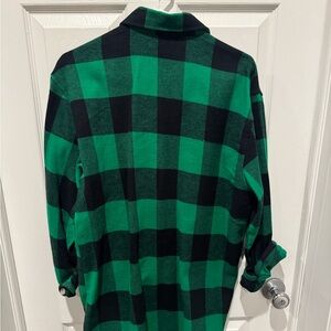 Plaid button down shirt